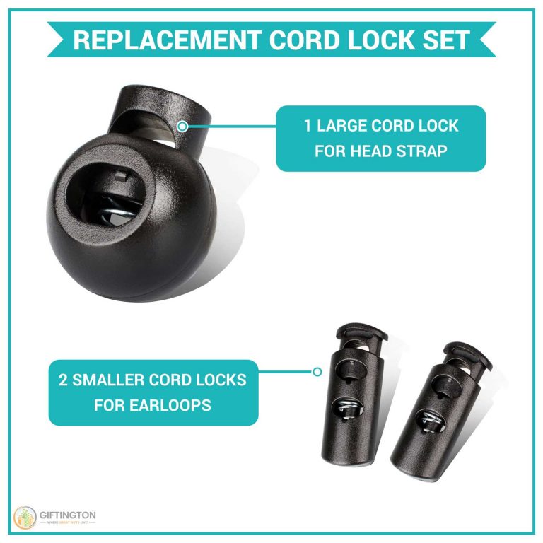 Replacement Mask Cord Lock Set Giftington